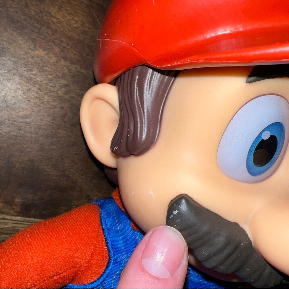 Super Mario Bros Movie MARIO Poseable Plush Figure Jakks Pacific Toy Nintendo - Picture 7 of 16
